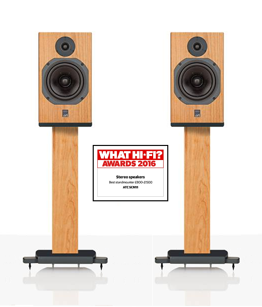 ATC SCM 11 - What Hi Fi? Sound and Vision Awards 2015 - "Best standmounter £800-£1500"